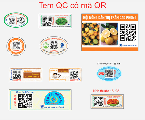 In tem nhãn mã QR